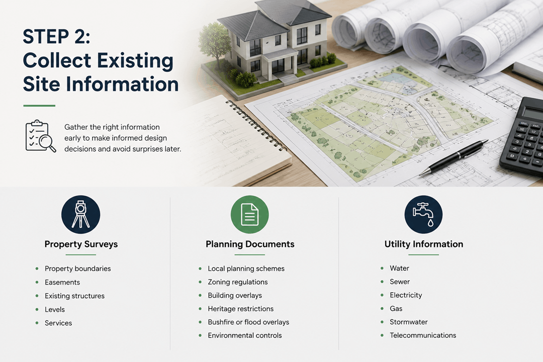 Collect Existing Site Information